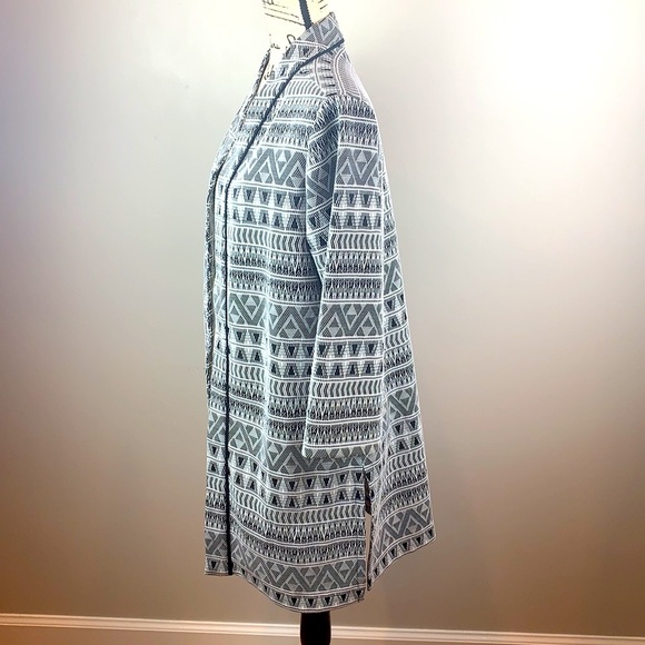 Southwestern Long Open Front Boho Cardigan NWOT (Long Cardigan Sweater) - Picture 2 of 7